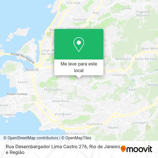 Rua Desembargador Lima Castro 276 mapa