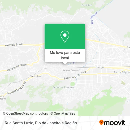 Rua Santa Luzia mapa