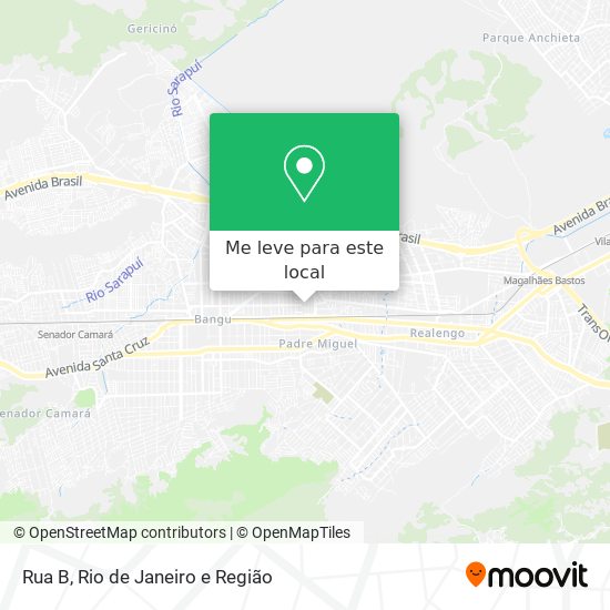 Rua B mapa