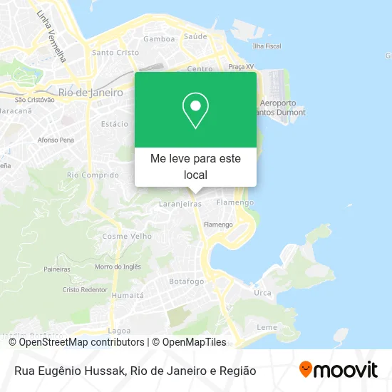 Rua Eugênio Hussak mapa