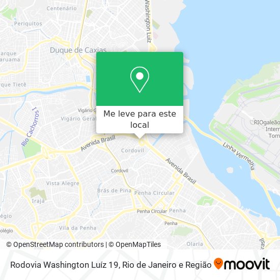 Rodovia Washington Luíz 19 mapa