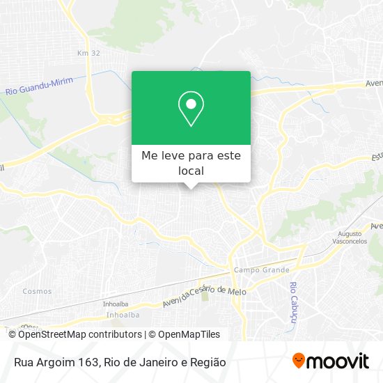 Rua Argoim 163 mapa