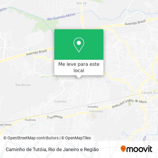 Caminho de Tutóia mapa