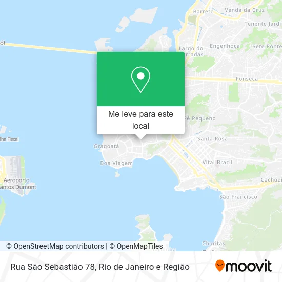 Rua São Sebastião 78 mapa