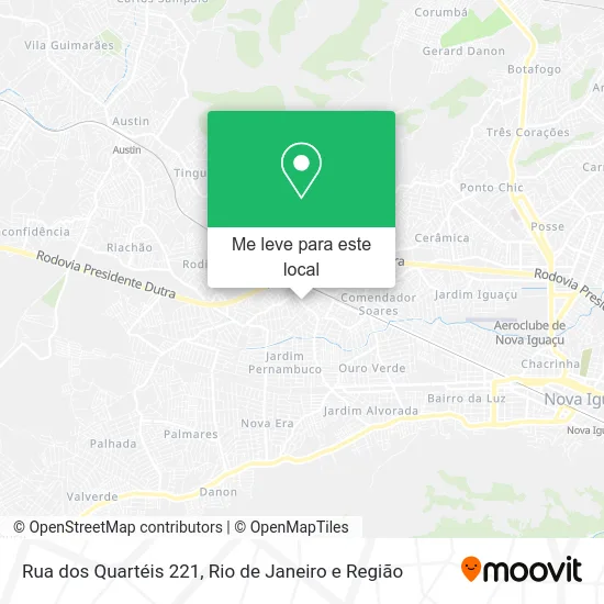 Rua dos Quartéis 221 mapa