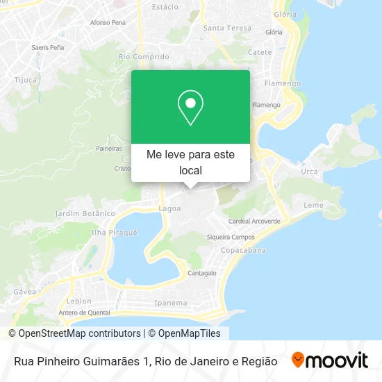 Rua Pinheiro Guimarães 1 mapa