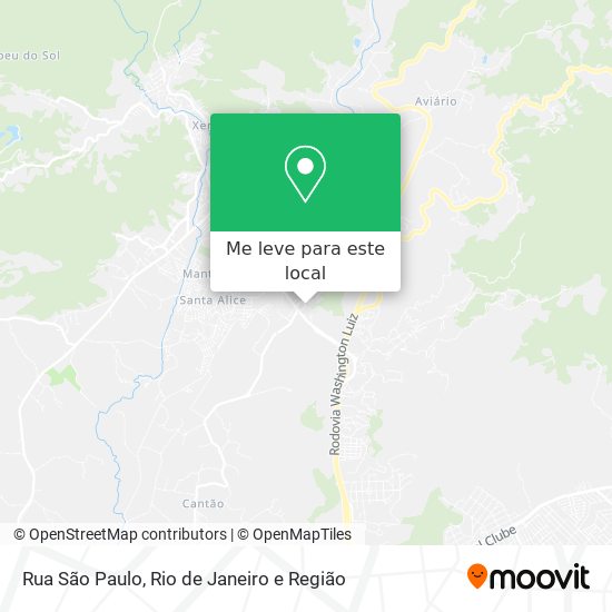 Rua São Paulo mapa