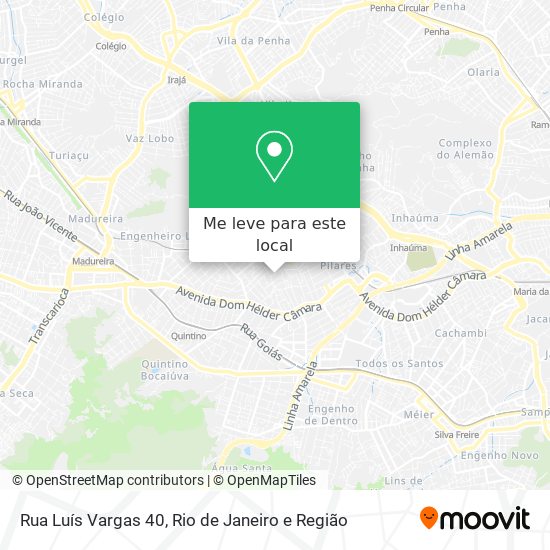 Rua Luís Vargas 40 mapa