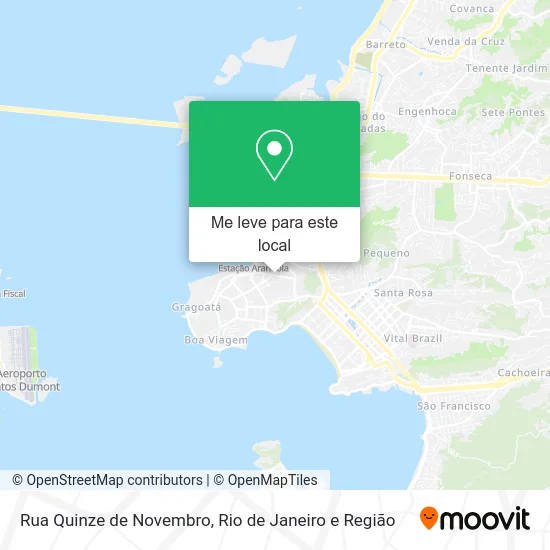 Rua Quinze de Novembro mapa