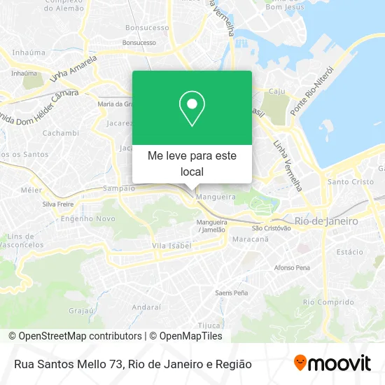 Rua Santos Mello 73 mapa