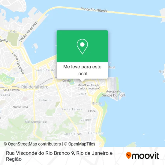 Rua Visconde do Rio Branco 9 mapa