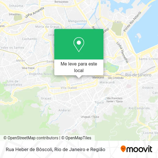 Rua Heber de Bôscoli mapa
