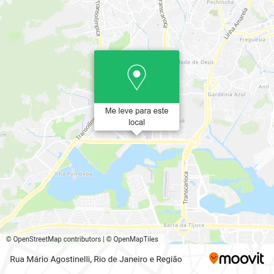 Rua Mário Agostinelli mapa