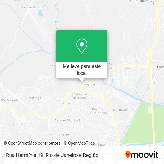 Rua Hermínia 19 mapa
