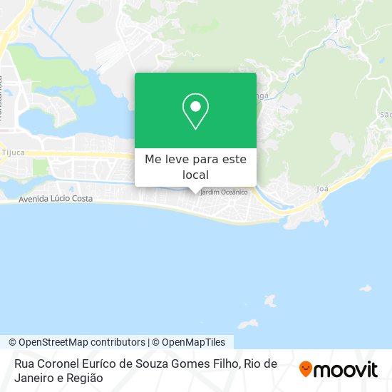 Rua Coronel Euríco de Souza Gomes Filho mapa