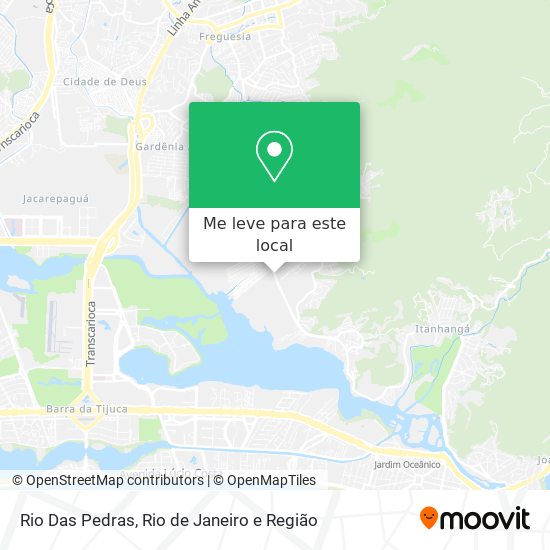 Rio Das Pedras mapa