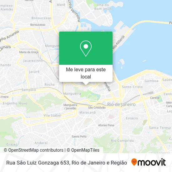 Rua São Luiz Gonzaga 653 mapa