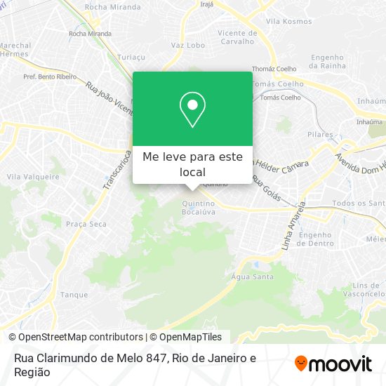Rua Clarimundo de Melo 847 mapa