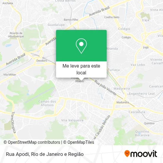 Rua Apodi mapa