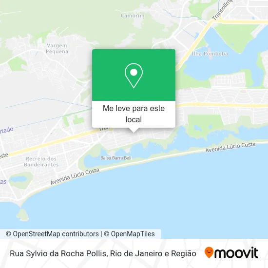 Rua Sylvio da Rocha Pollis mapa