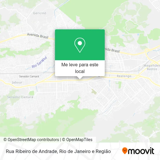 Rua Ribeiro de Andrade mapa