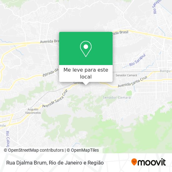Rua Djalma Brum mapa