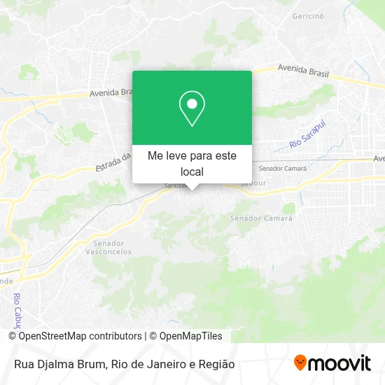 Rua Djalma Brum mapa