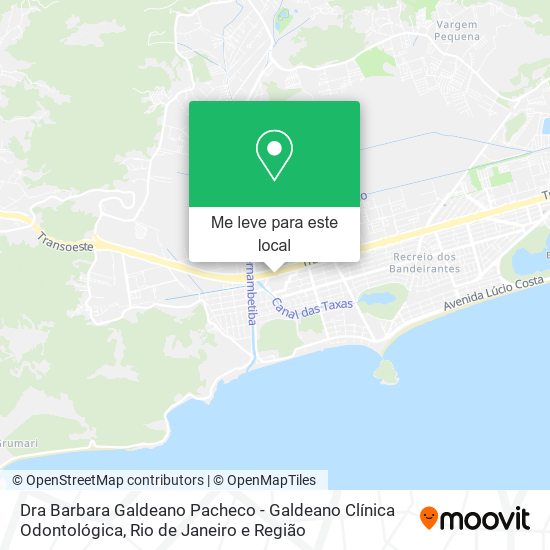 Dra Barbara Galdeano Pacheco - Galdeano Clínica Odontológica mapa