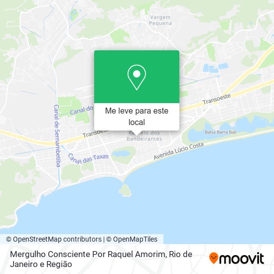 Mergulho Consciente Por Raquel Amorim mapa