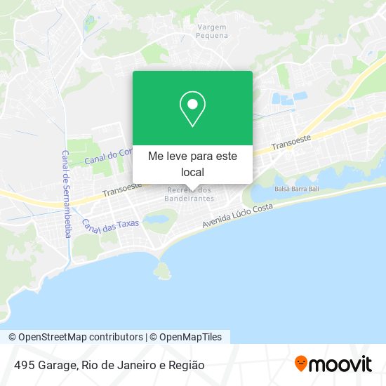 495 Garage mapa