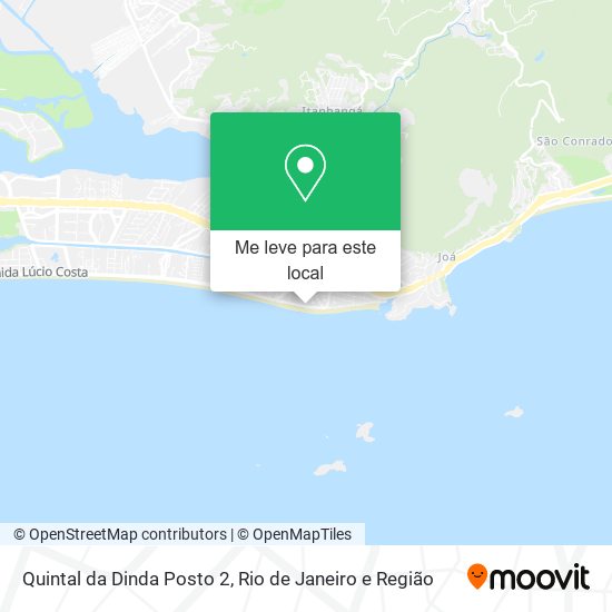Quintal da Dinda Posto 2 mapa