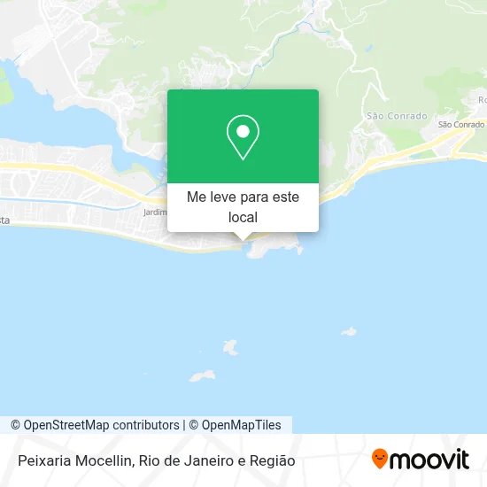 Peixaria Mocellin mapa