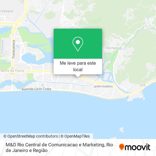 M&D Rio Central de Comunicacao e Marketing mapa