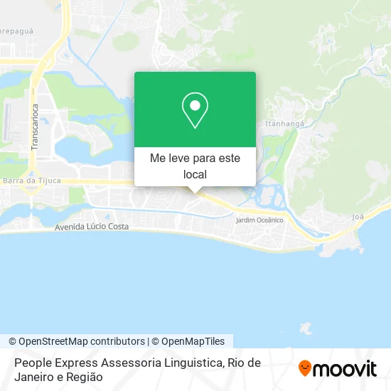 People Express Assessoria Linguistica mapa