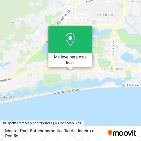 Master Park Estacionamento mapa