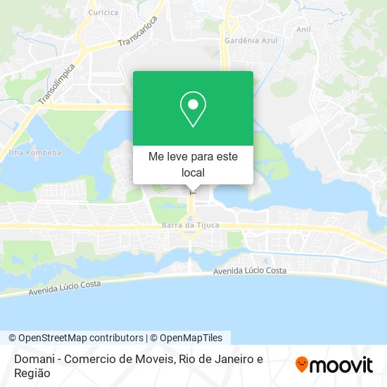 Domani - Comercio de Moveis mapa