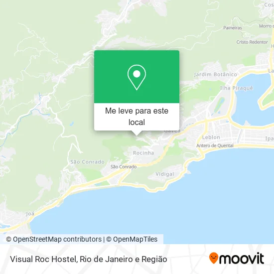 Visual Roc Hostel mapa