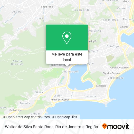 Walter da Silva Santa Rosa mapa