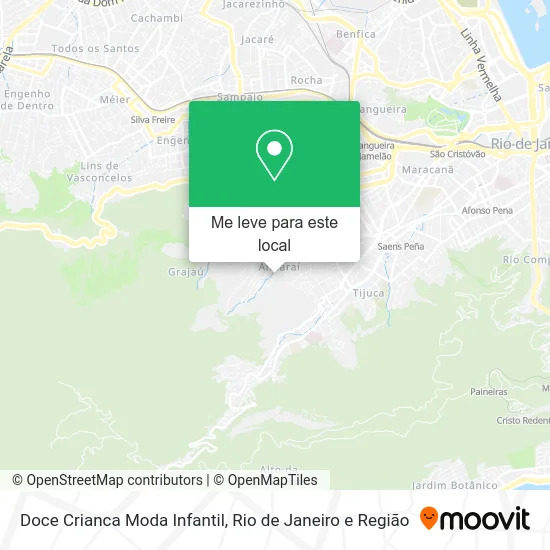 Doce Crianca Moda Infantil mapa