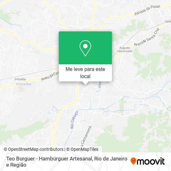 Teo Burguer - Hambúrguer Artesanal mapa