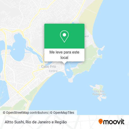 Altto Sushi mapa