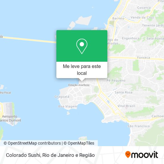 Colorado Sushi mapa