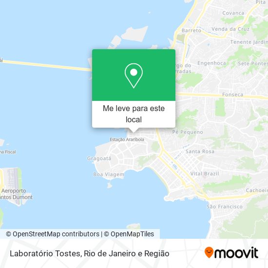 Laboratório Tostes mapa