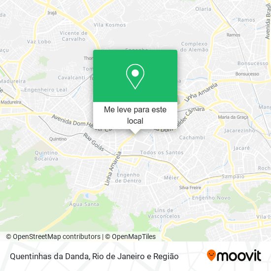 Quentinhas da Danda mapa