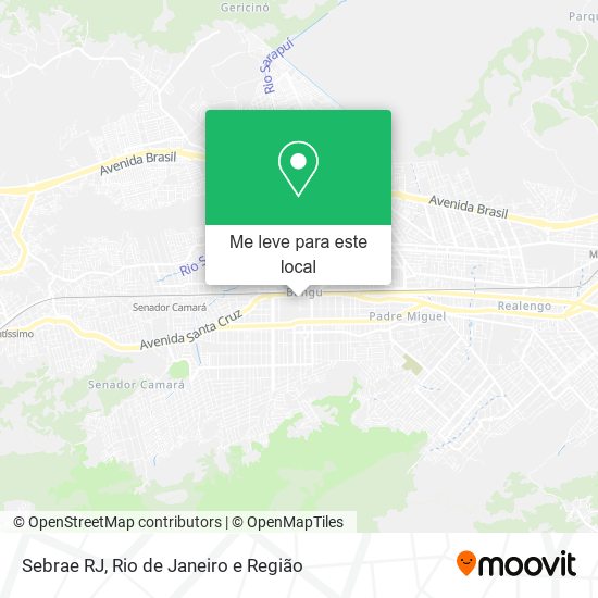 Sebrae RJ mapa