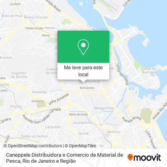 Caneppele Distribuidora e Comercio de Material de Pesca mapa