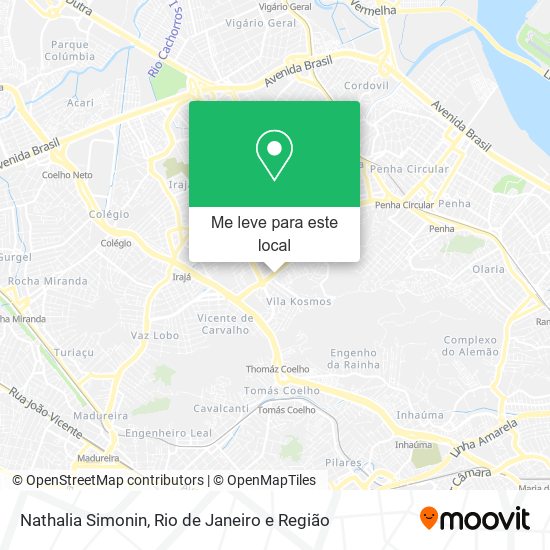 Nathalia Simonin mapa