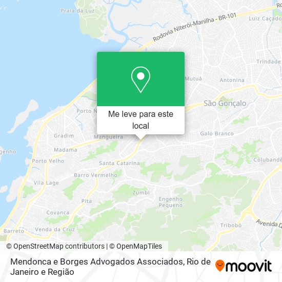 Mendonca e Borges Advogados Associados mapa