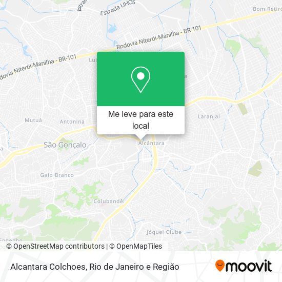 Alcantara Colchoes mapa