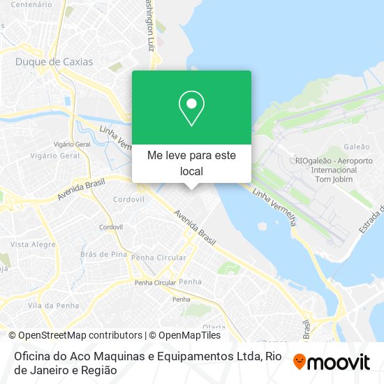 Oficina do Aco Maquinas e Equipamentos Ltda mapa